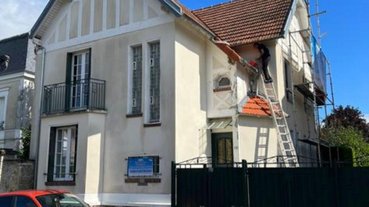 Maison bourgeoise après ravalement de façade