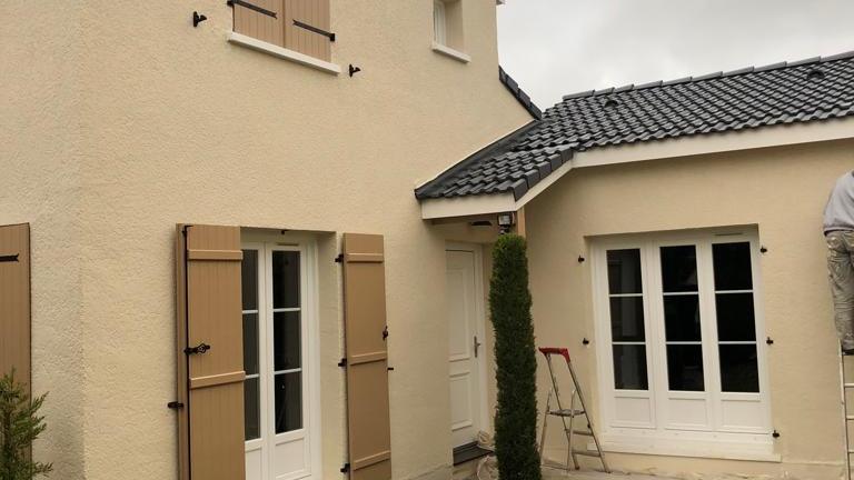 Pavillon après ravalement de façade